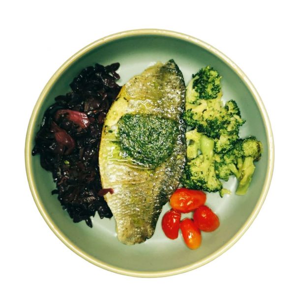 Basil Pesto Seabass